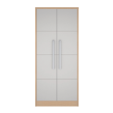 Voyage Wardrobe In Lissa Oak With Cream Doors Voyage Wardrobe In Lissa Oak With Cream Doors