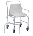 Adj Height mobile shower chair