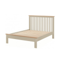 Stone Portland Wooden Bed: 3ft & 4'6ft 