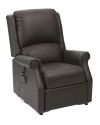 Chicago Rise Recline Chair Vinyl Black