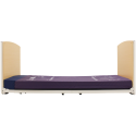 Super Low Profiling Bed With Integral Mattress Platform Extension