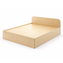Europa Tough 4' 6" Bed Box Inc. Headboard, Light Oak And Installation