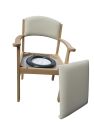 Brooklyn Commode, Cream Vinyl