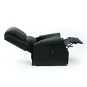 Chicago Rise Recline Chair Vinyl Black