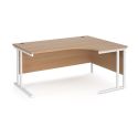 Right Hand Ergonomic Desk 1600mm Wide