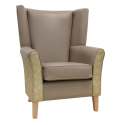 Claremont Azura Olive Lounge Chair with Wings Claremont Azura Olive Lounge Chair with Wings