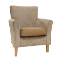 Claremont Velour Mink Mid Back Lounge Chair