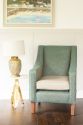 Hilton Teal Design High Back Chair