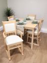Riviera Dining Armchair In Cream