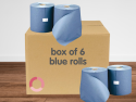 Leonardo Roll Handtowel 1Ply Blue