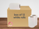 Mini Centre Feed Rolls, 2Ply 60m: White