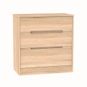 Monaco 3 Drawer Wide Chest in Bardolino Oak