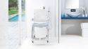Ocean Shower Commode Chair: Transit