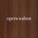 Europa Couture: 2 Drawer Bedside with Lockable Top Drawer-Walnut