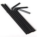 Black Jumbo Flexi Straws box 250