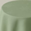 Round Table Cloth with Rose Design (68in / 173cm) - 10 COLOURS AVAILABLE