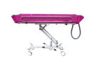 Crystal Manual Adj Height Shower Trolley with Fixed Platform, Length 192cm