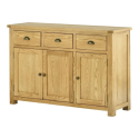 Portland 3 Door Sideboard In Oak