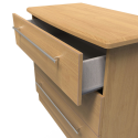 Urban 3 Drawer Wide Chest In Modern Oak