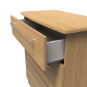 Europa Urban: 4 Drawer Chest-Modern Oak
