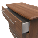 Urban 3 Drawer Wide Chest  In Noche Walnut
