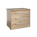 Voyage 3 Drawer Wide Chest In Sandbeech Voyage 3 Drawer Wide Chest In Sandbeech