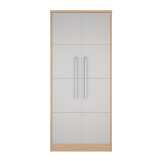 Voyage Wardrobe In Lissa Oak With Cream Doors