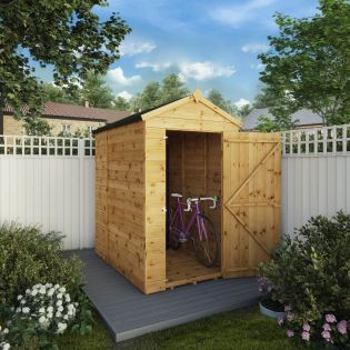 6 X 4 Modular Shiplap Apex Â€“ Windowless Shed