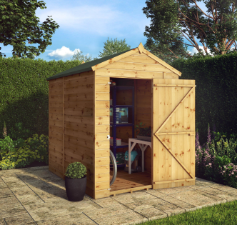 7 X 5 Modular Shiplap Apex - Windowless Shed