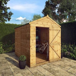 8 X 6 Modular Shiplap Apex - Windowless Shed