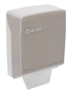 North Shore (Bay West) Micro Folded Dispenser - White