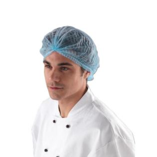 Pleated Mob Caps In Blue