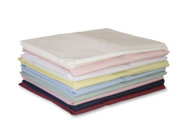 Poly Cotton Pillow Case White