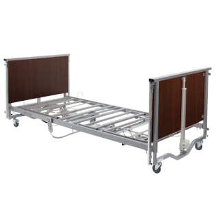 Elite Profiling Bed Low Without Side Rails, Walnut