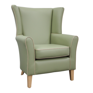 Claremont Cactus Lounge Chair With Wings