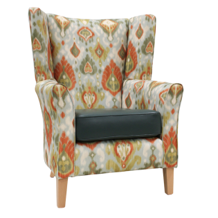 Claremont Knot Lounge Chair with Wings