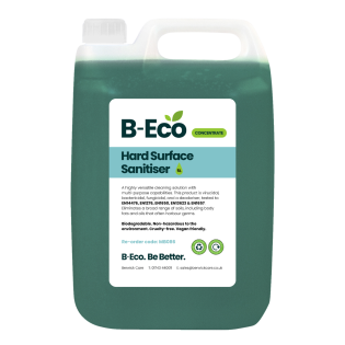 B-Eco Hard Surface Sanitiser Concentrate (2 X 5L)
