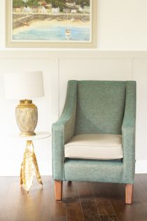 Hilton Teal Design High Back Chair