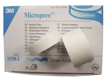 Micropore Tape 1.25cm X 9.1M