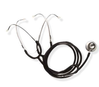 Black Double Stethoscope