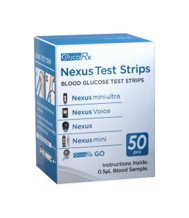 GlucoRx Nexus Blood Glucose Test Strips (50pcs)
