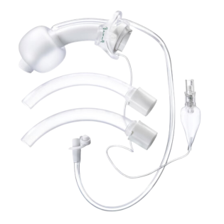 Tracheostomy Twist Tube Size 6 (Non-Fenestrated, Low-Pressure Cuff, Subglottic Suction)
