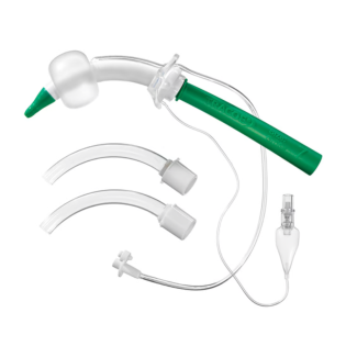 Tracheostomy Twist Tube Size 7 (Minimally Traumatic Inserter, Low-Pressure Cuff, Subglottic Suction)