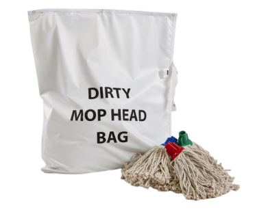 Mop Head Bag - Washable, White