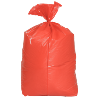 Eazycare Soluble Strip Laundry Sacks: Red