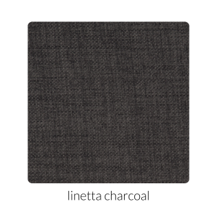 Amelia 3 Seater Sofa-Linetta Charcoal