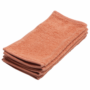 Luxury Knitted Bath Sheet - Terracotta