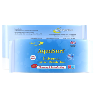 Non-Alcohol, Anti-Viral, Anti Bac, Universal 2in1 Wipe