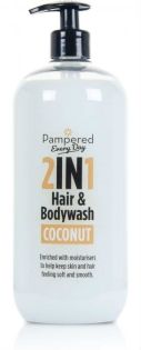 9 X Pampered 2In1 Hair And Body Wash Coconut