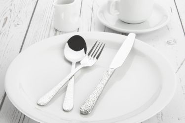 Olympia Athena - Narrow Rimmed Plates 226mm (Pack Of 12)